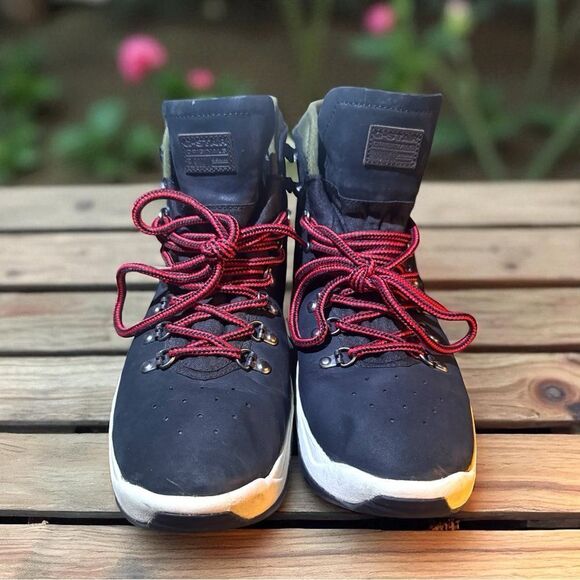 Men’s G-Star Raw High Top l Pump l Black w/ Red Laces l Size 11 l EUC no box main image 7